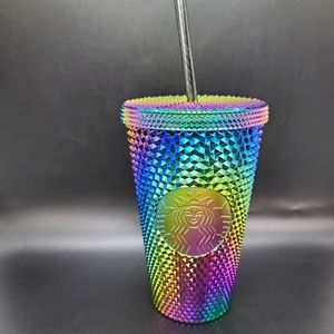 Starbucks Halloween 2023 Black Oil-slick studded Grande.